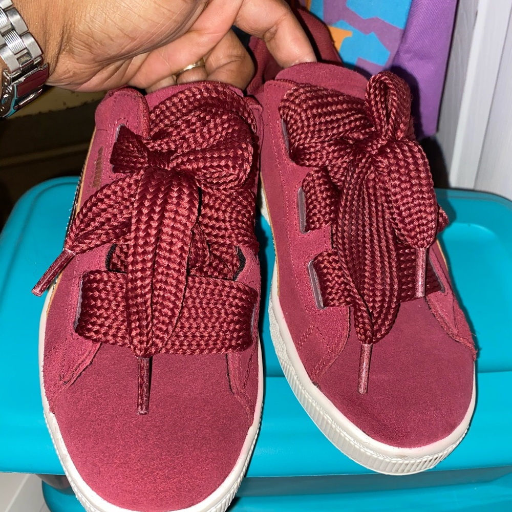 Burgundy Puma